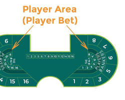 Baccarat table layout